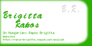 brigitta rapos business card